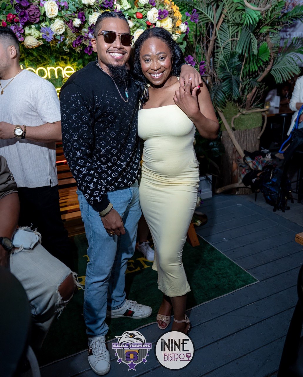 Couple in the garden