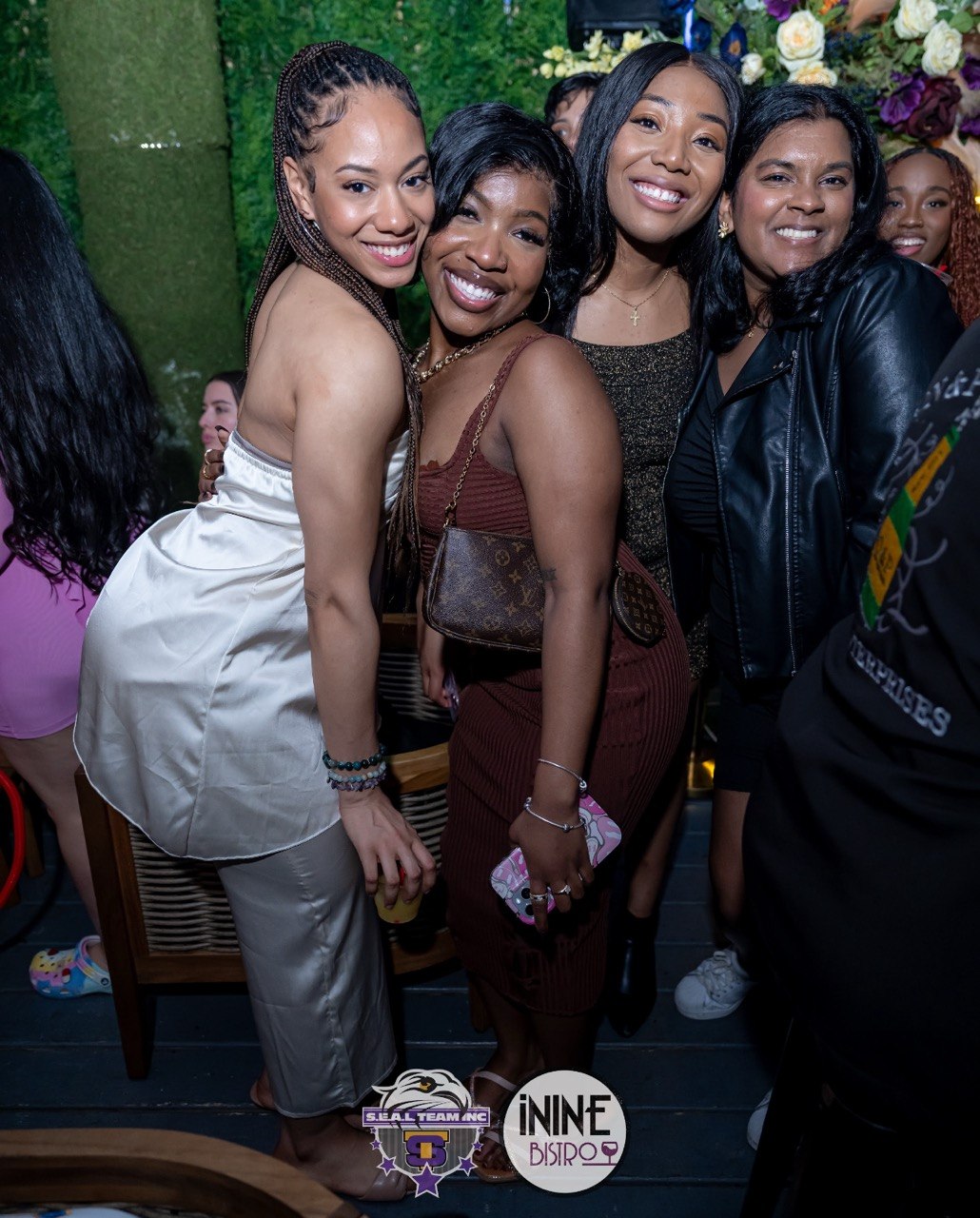 Squad at the garden wall